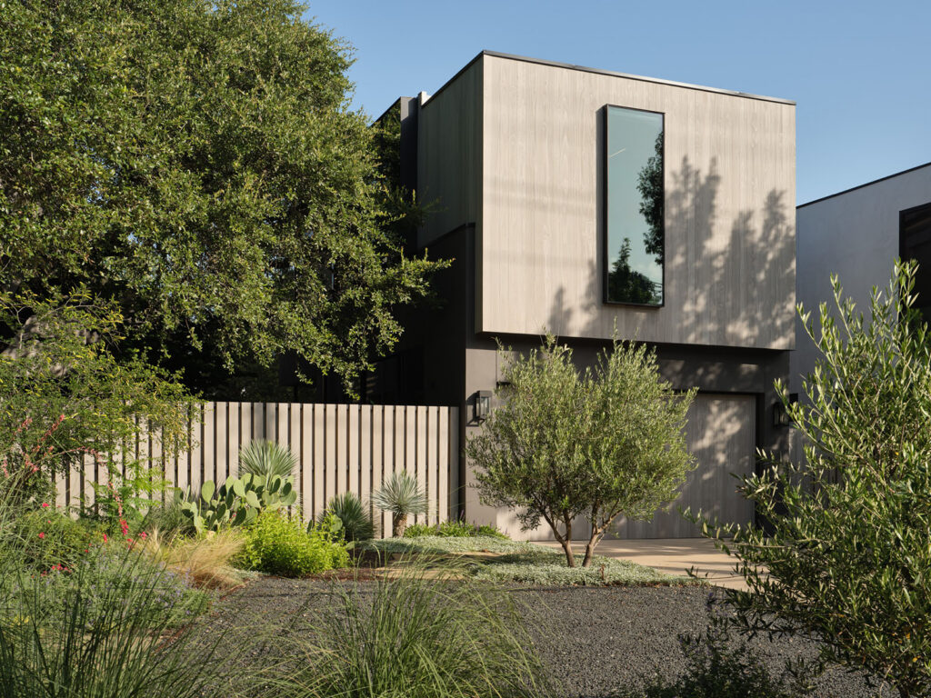 Modern custom home exterior by Texas Construction Company — aging-in-place remodeling contractor in Austin, TX