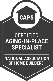 CAPS badge — Certified Aging-in-Place Specialist, National Association of Home Builders